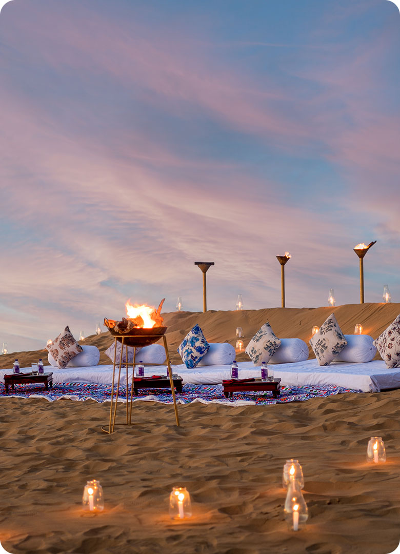 Private Camping at Sawai Desert Safari